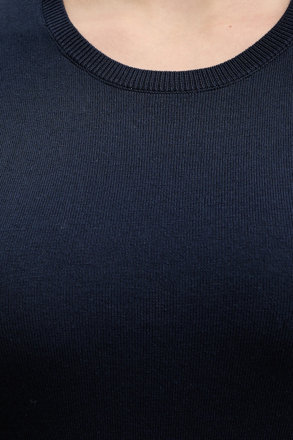 Weekend Max Mara pulover din amestec de mătase GABARRA 2615361081600 bleumarin