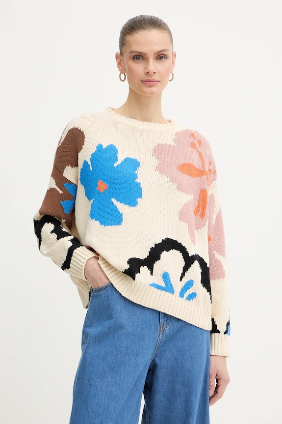 Weekend Max Mara pulóver CELEBRE mintás bézs 2615361171600