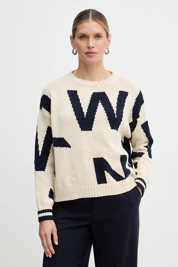 Sveter Weekend Max Mara CELEBRE okrúhly tmavomodrá 2615361171600