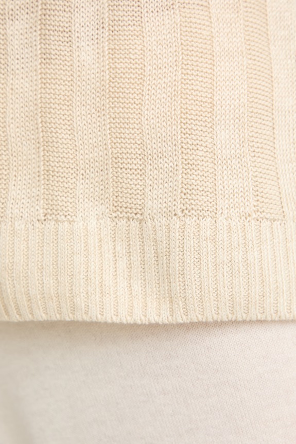 MM by Max Mara polo tricotat pentru femei, din in RIVETTO 2616361018600 bej