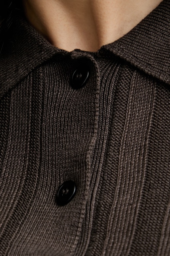MM by Max Mara polo tricotat pentru femei, din in RIVETTO 2616361018600 maro