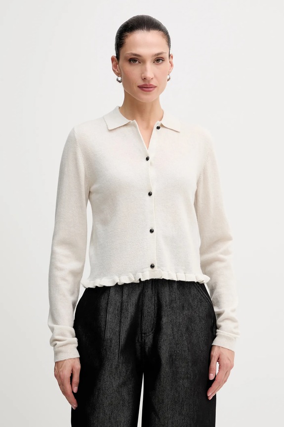 Rotate cardigan in lana semplice grigio 1154641472