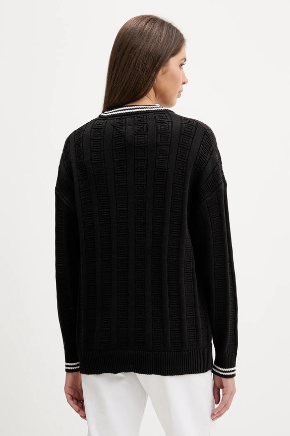 Odzież Tommy Jeans kardigan bawełniany DW0DW22026 czarny