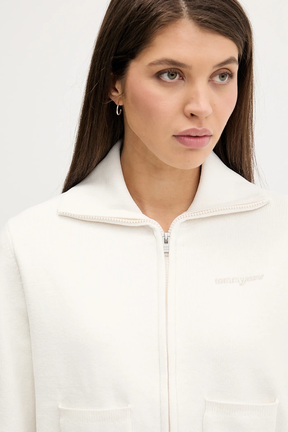 Tommy Jeans kardigan beżowy DW0DW22029