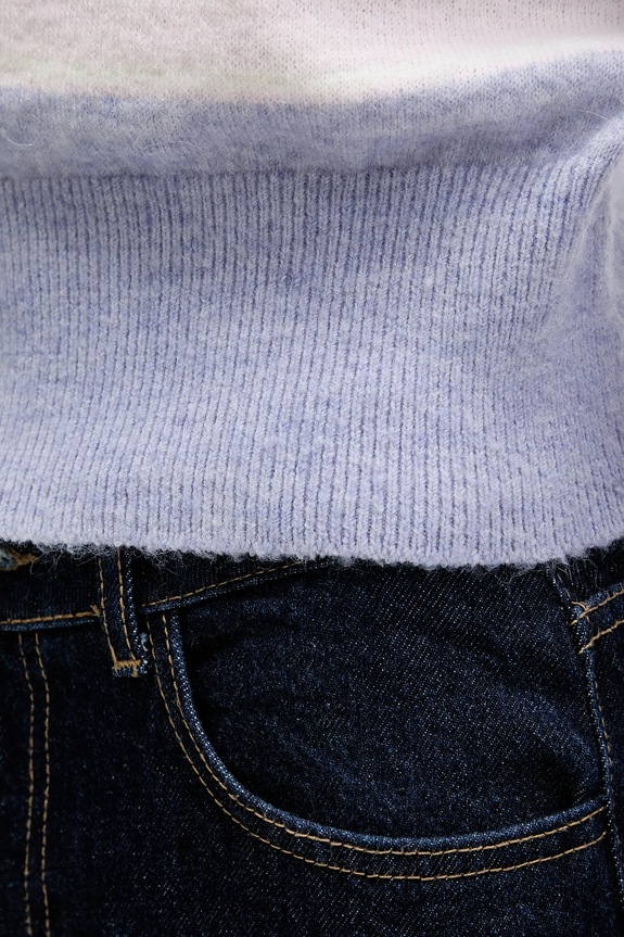 Tommy Jeans sweter z dodatkiem alpaki DW0DW22558 niebieski