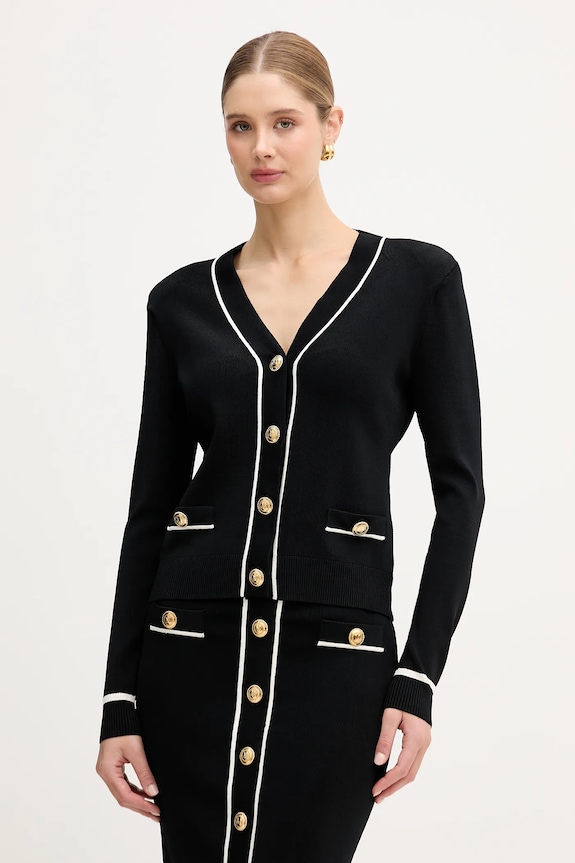 Kardigán Marciano by Guess NOEMI tenká čierna 6RGR02.5905Z