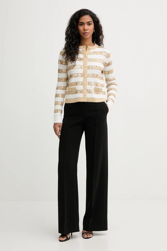 Marciano by Guess gyapjú kardigán MARTHA 6RGR19.5904Z bézs SS26
