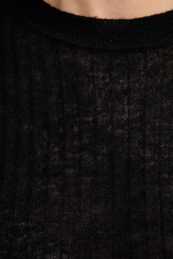 BOSS Orange sweter damski z dodatkiem wełny C Fennoni 50555900 czarny