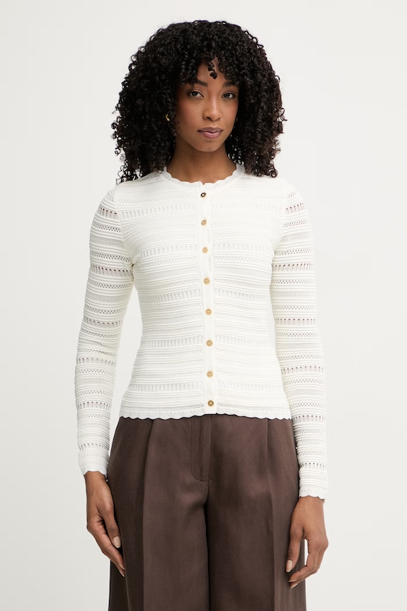 Marciano by Guess cardigan pentru femei, cu vâscoză CAROL bej G6GR12.Z0637