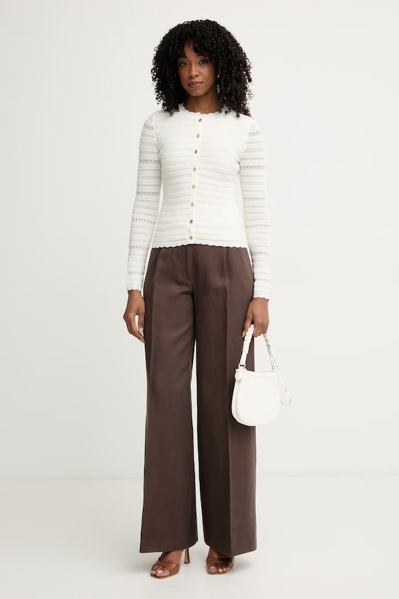Marciano by Guess cardigan pentru femei, cu vâscoză CAROL G6GR12.Z0637 bej SS26