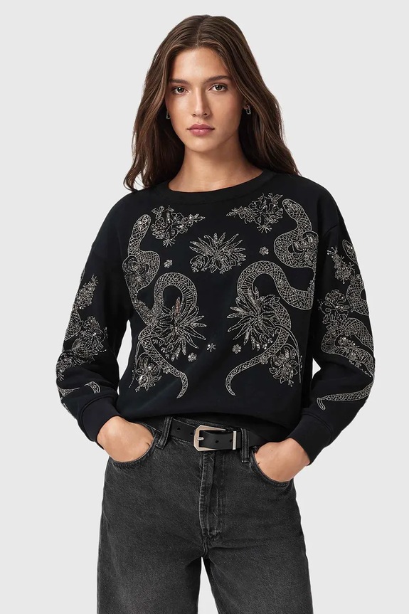 AllSaints sweter pozostałe czarny W146JD
