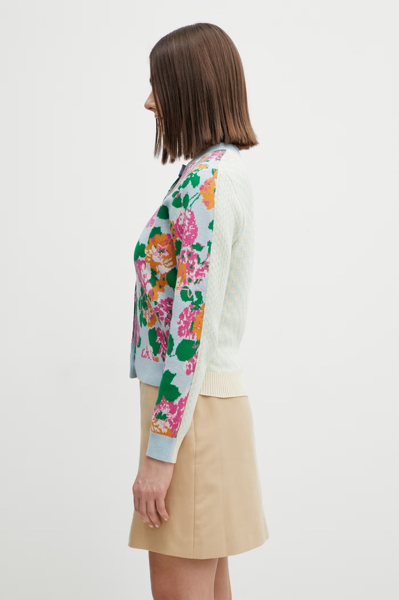Kenzo cardigan con lana FG52CA7423DY blu SS26