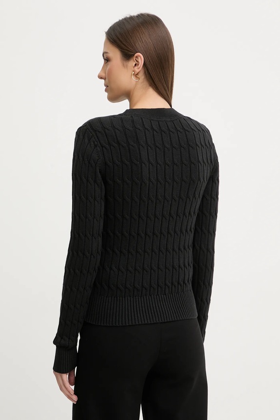 Oblečenie Bavlnený sveter Tommy Hilfiger WW0WW47644 čierna