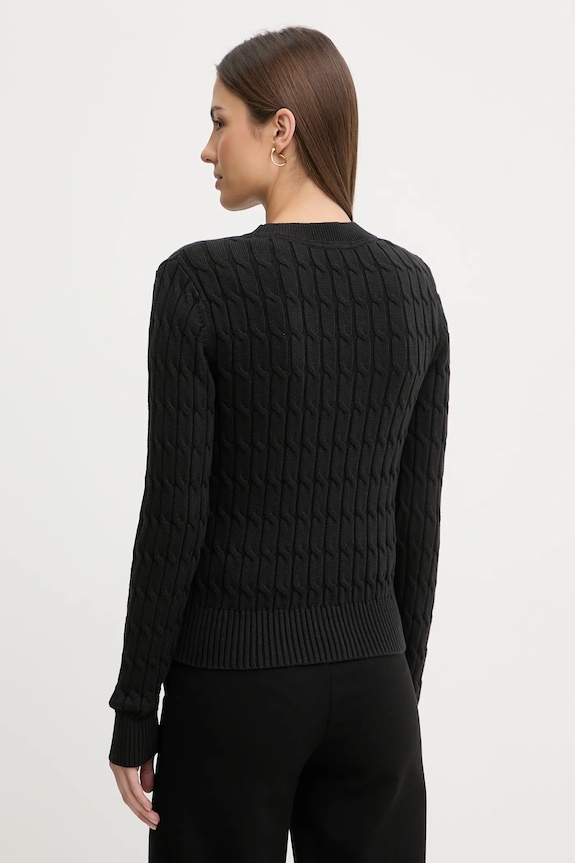 Oblečenie Bavlnený sveter Tommy Hilfiger WW0WW47644 čierna