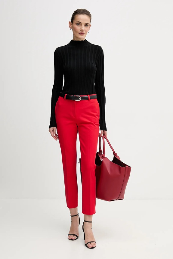 Πουλόβερ Tommy Hilfiger WW0WW47676 μαύρο SS26