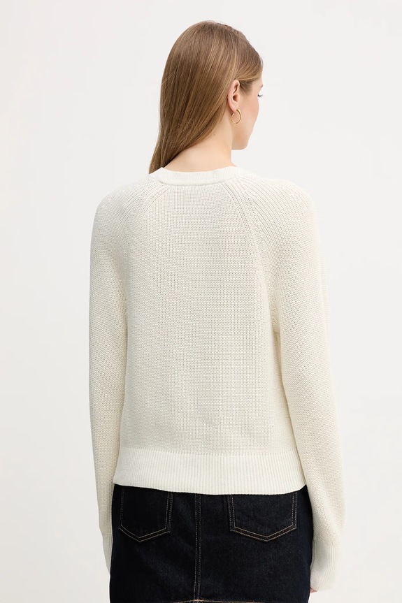 Îmbrăcăminte Tommy Hilfiger cardigan din bumbac WW0WW48795 bej