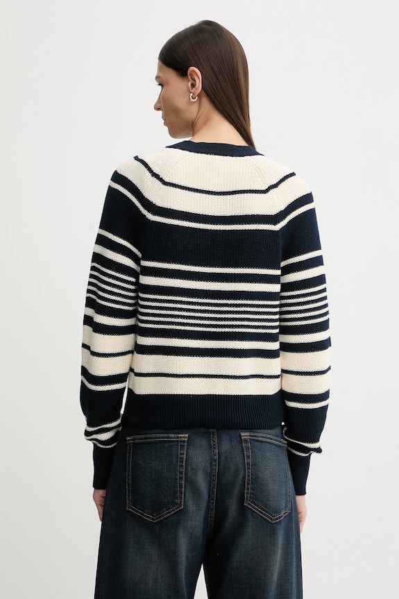 Îmbrăcăminte Tommy Hilfiger cardigan din bumbac WW0WW48795 bleumarin