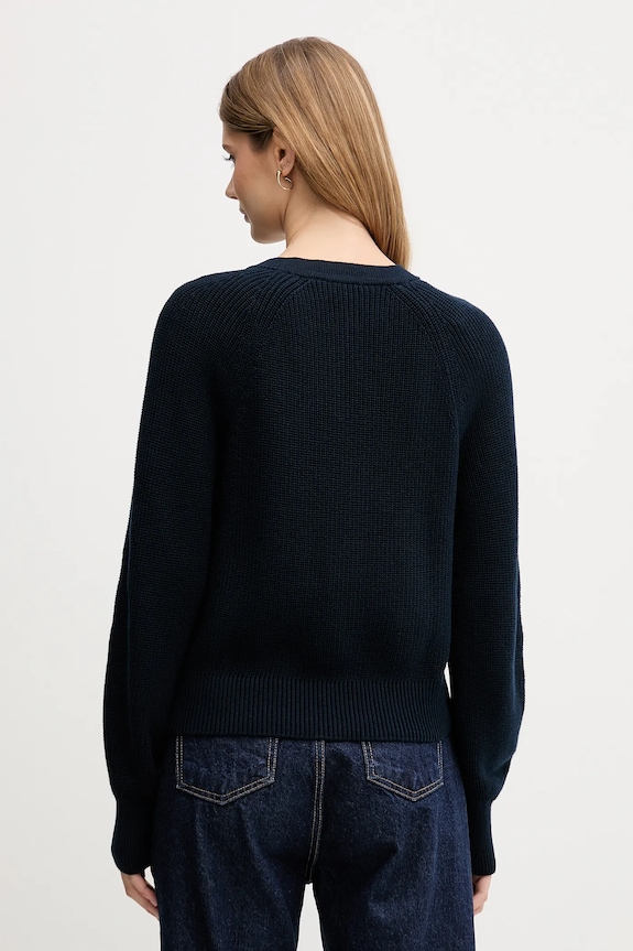 Oblečenie Bavlnený kardigán Tommy Hilfiger WW0WW48795 tmavomodrá