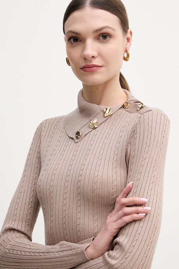 Guess sweter PRSICILLA beżowy W6RR07.Z2YK2