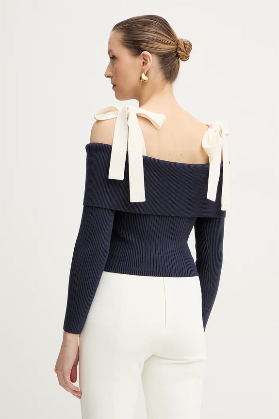 Odzież Guess sweter TERRA W6RR13.Z2YJ2 granatowy