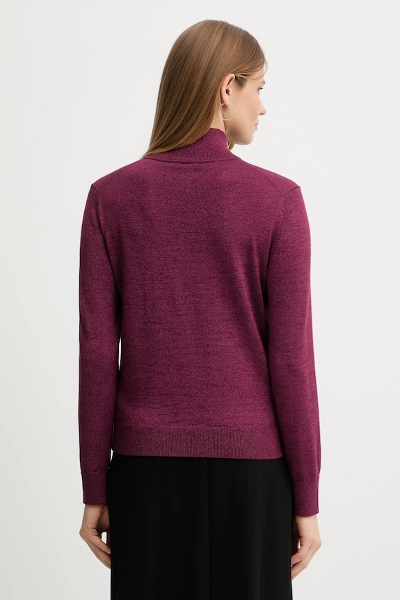 Oblečenie Sveter s prímesou vlny Calvin Klein LV044E363G burgundské