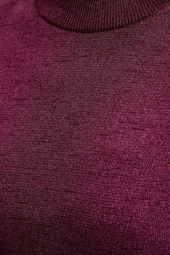 Sveter s prímesou vlny Calvin Klein LV044E363G burgundské
