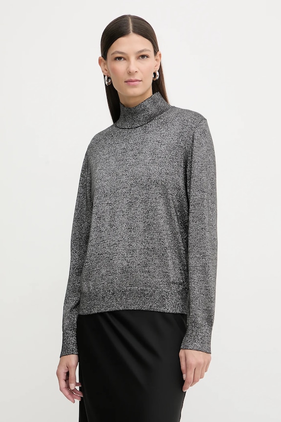 Calvin Klein pulóver gyapjúkeverékből melanzs szürke LV044E363G