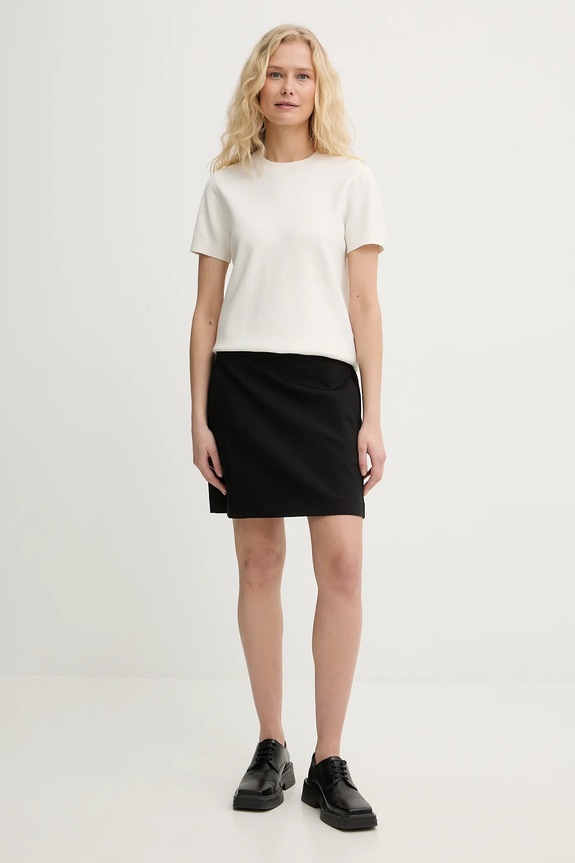 Calvin Klein majica ženska LV147E303G bež SS26