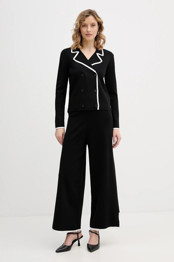 Karl Lagerfeld cardigan B1W18004 nero SS26