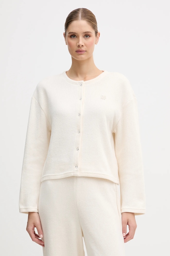 Kardigán Dkny so zapínaním béžová DJ6J6121