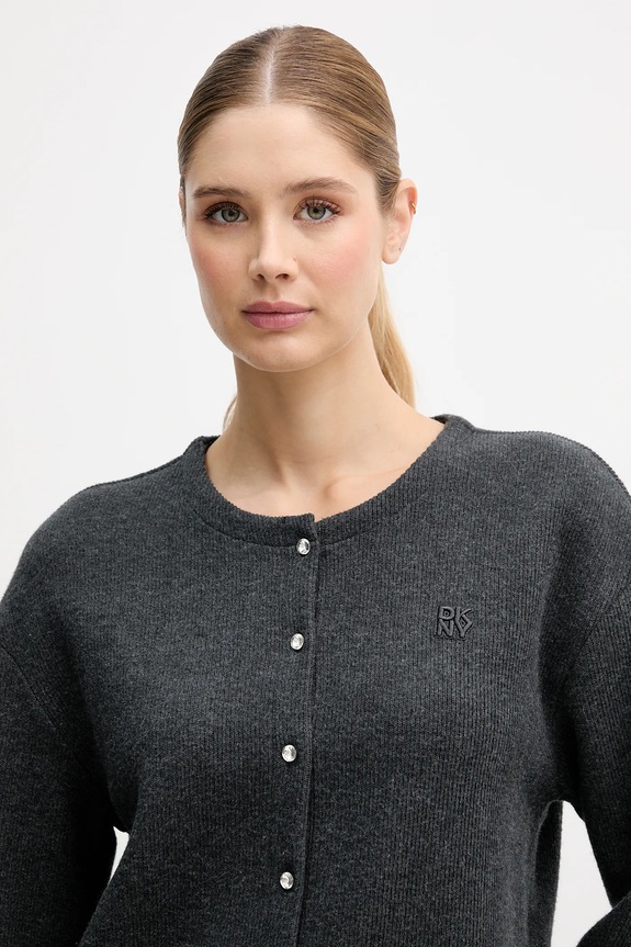 Dkny cardigan gri DJ6J6121