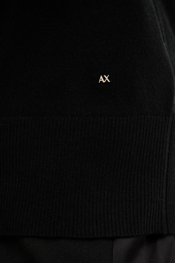 Armani Exchange kardigan z dodatkiem wełny XW001879.AF11956 czarny
