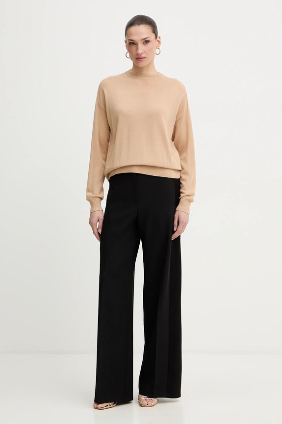 Sveter s prímesou vlny Armani Exchange XW001880.AF11956 béžová SS26
