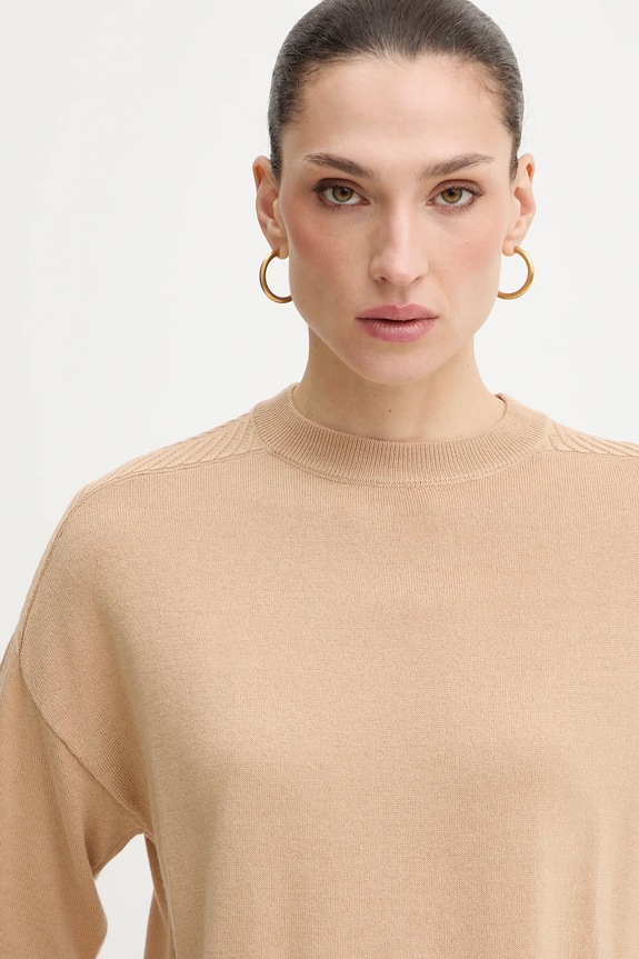 Sveter s prímesou vlny Armani Exchange béžová XW001880.AF11956