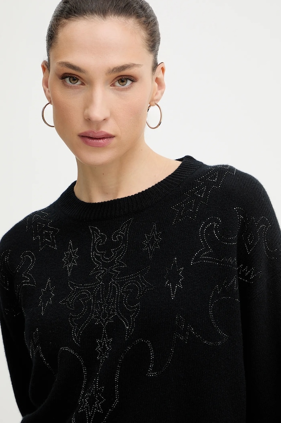 Kašmírový sveter ZADIG&VOLTAIRE čierna KWSW02841
