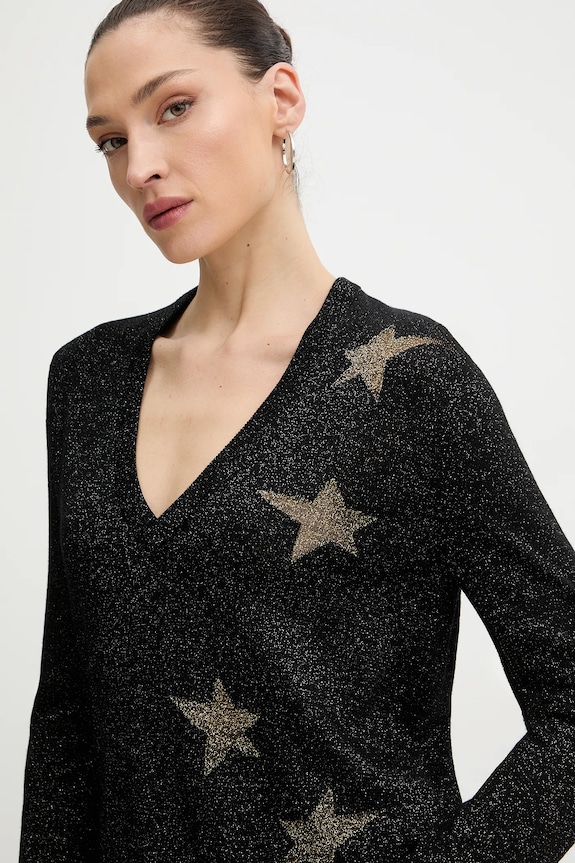 Sveter s prímesou vlny ZADIG&VOLTAIRE čierna KWSW02846