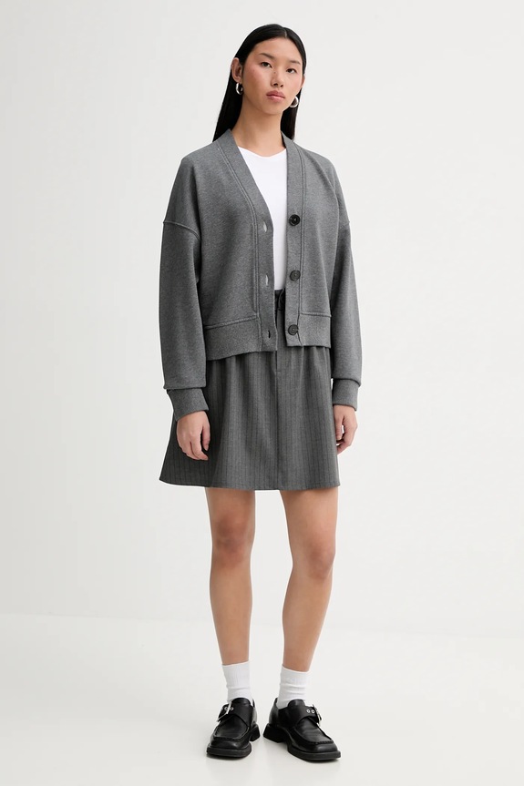 Marc O'Polo cardigan in cotone 600407357025 grigio SS26