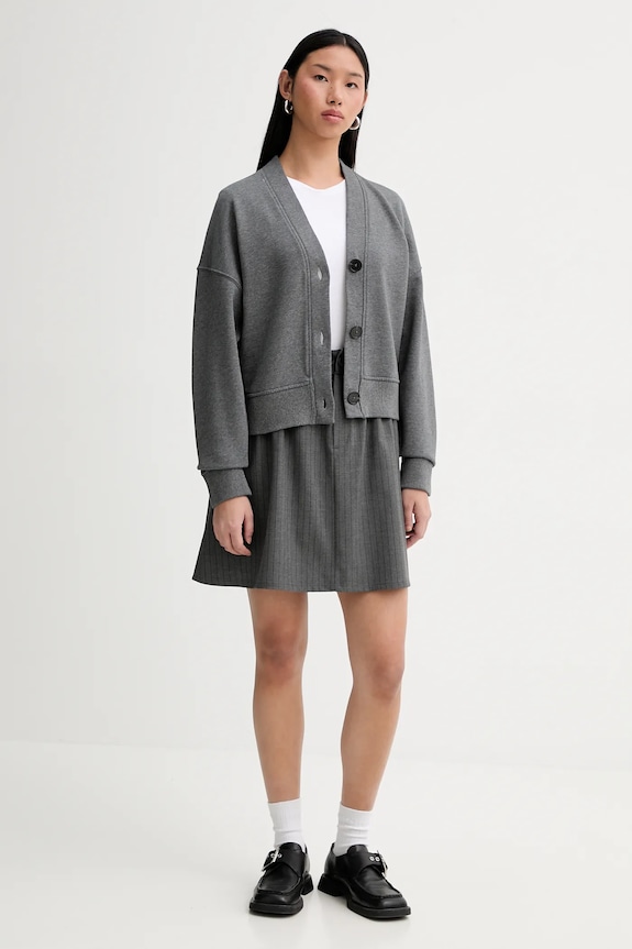 Marc O'Polo cardigan in cotone 600407357025 grigio SS26