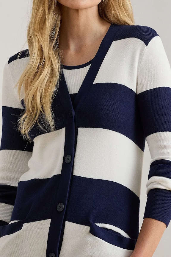 Kardigán Lauren Ralph Lauren tmavomodrá 200P03490