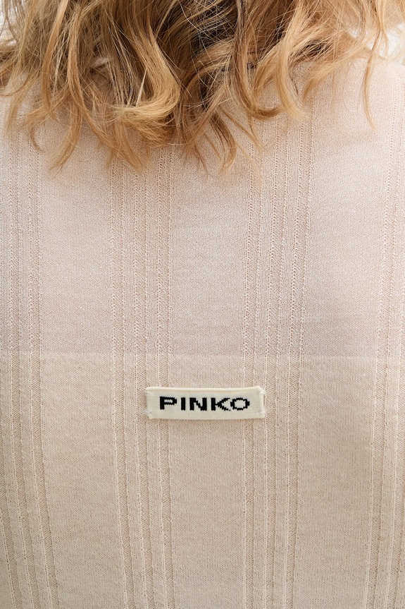 Svetr s příměsí vlny Pinko 106317.A34B béžová