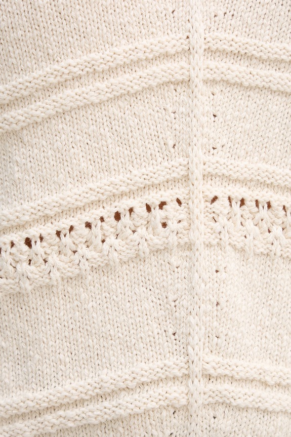 Hoss Intropia sweter damski bawełniany 6383671 beżowy