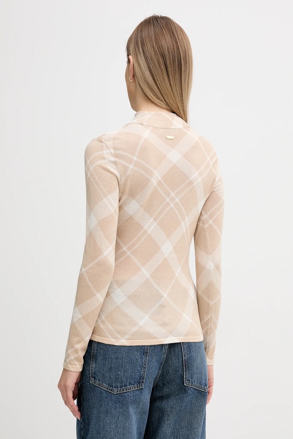 Odzież Barbour sweter bawełniany Savannah LKN1731 beżowy