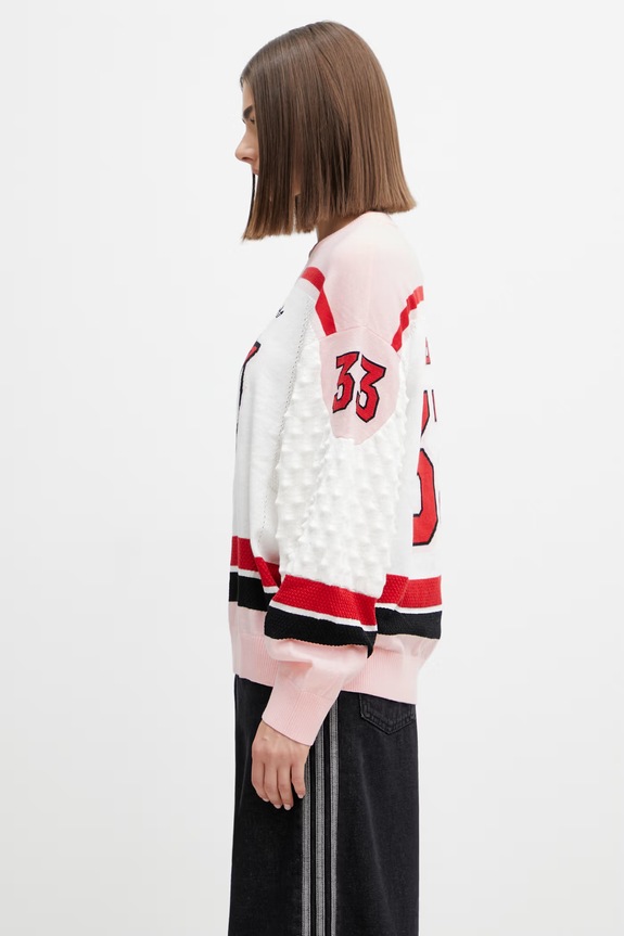 adidas Originals пуловер с добавена вълна дамски KS6458 бежов SS26