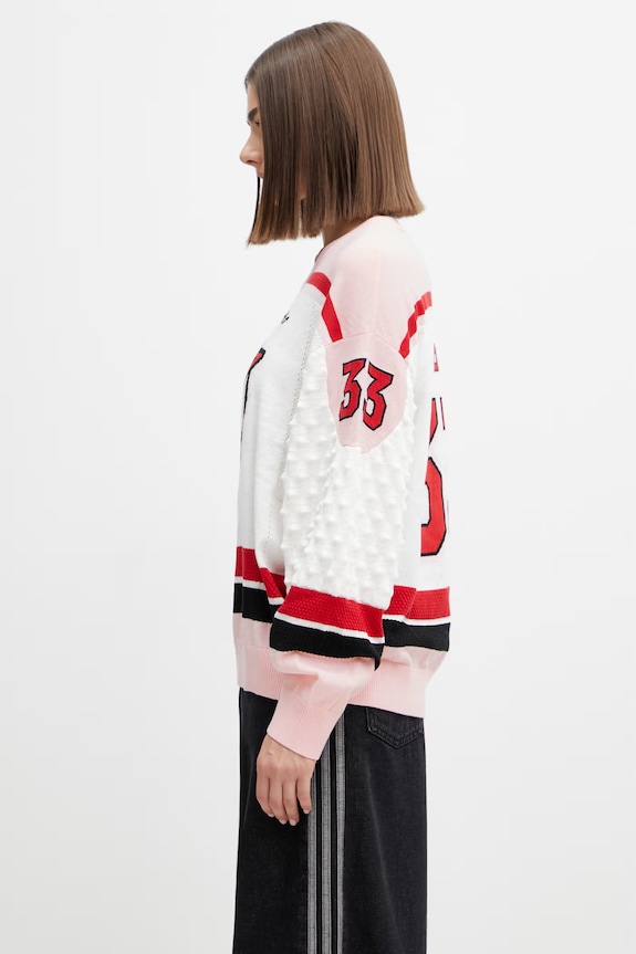 adidas Originals пуловер с добавена вълна дамски KS6458 бежов SS26