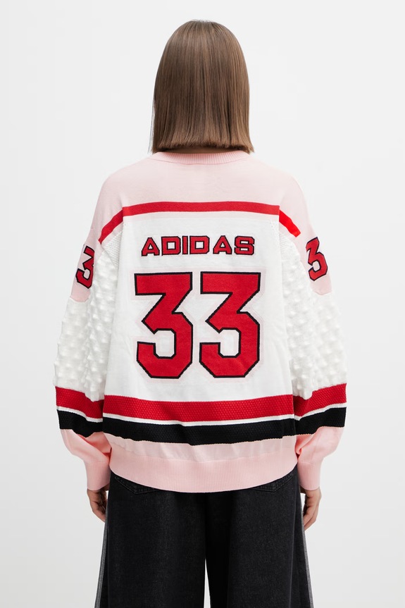 Дрехи adidas Originals пуловер с добавена вълна дамски KS6458 бежов
