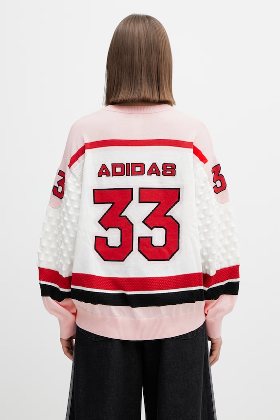 Дрехи adidas Originals пуловер с добавена вълна дамски KS6458 бежов
