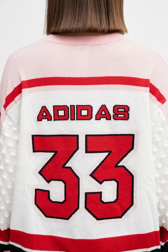 adidas Originals пуловер с добавена вълна дамски бежов KS6458