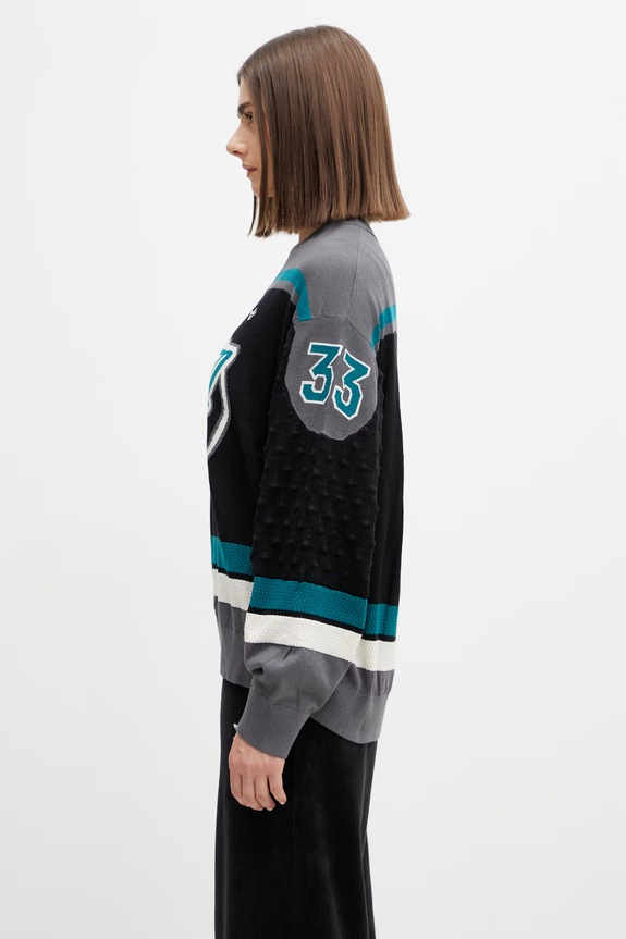 adidas Originals sweater wool blend Women's KS6459. gray SS26