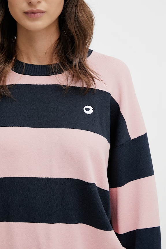 Coperni maglione Striped rosa COPML134SY3010