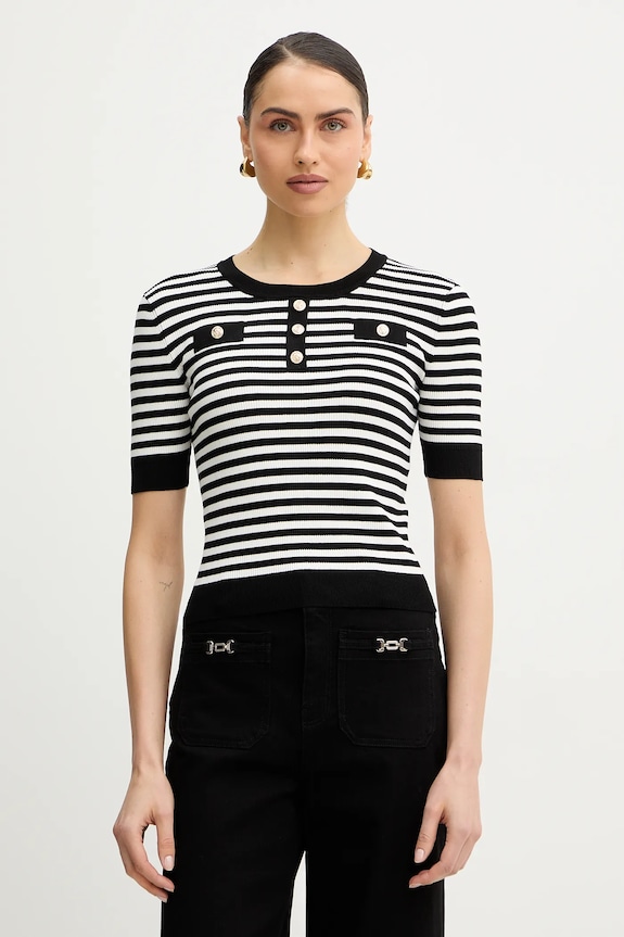 Morgan tricou curele alb MATTEA